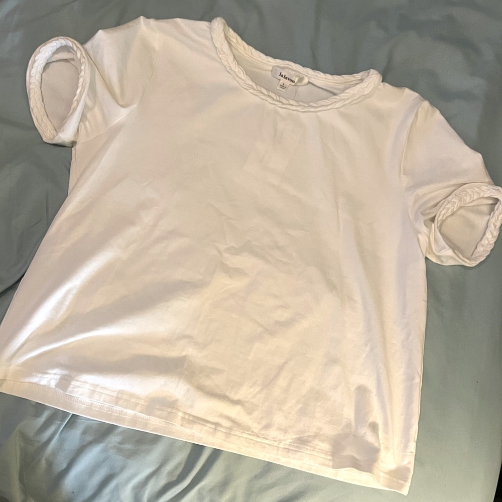 NWT La Lavon Braided-detail Top